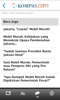 Kompas.com android App screenshot 2